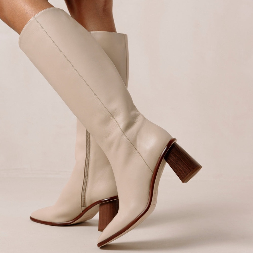 ALOHAS East boot Stone Beige